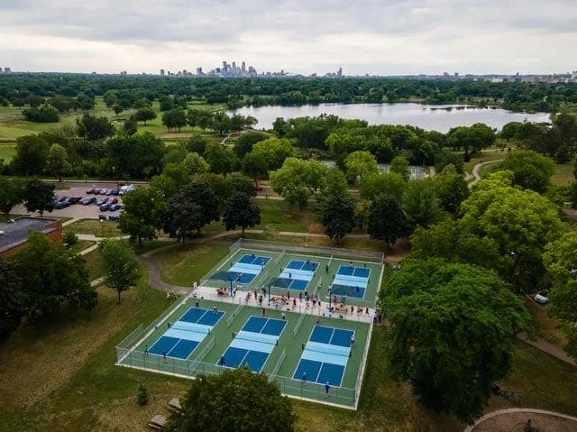 Lake Nokomis Community Center pickleball courts