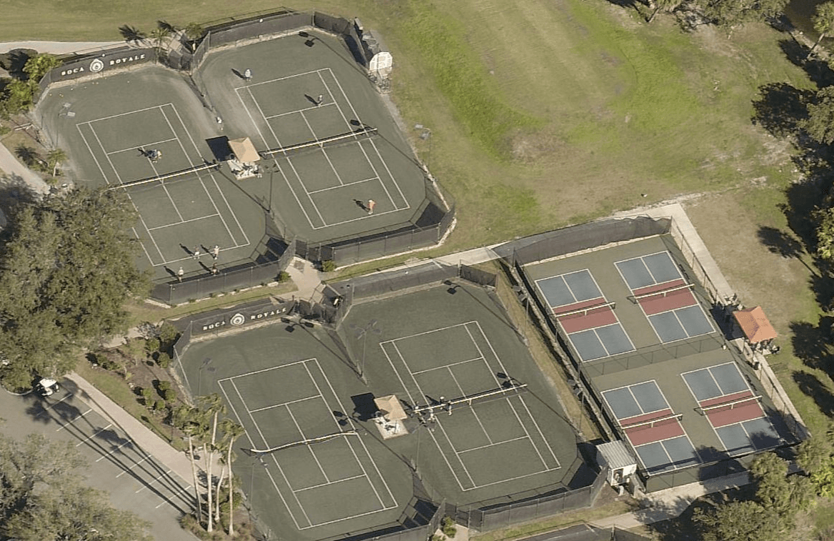 Boca Royale Racquet Club pickleball courts