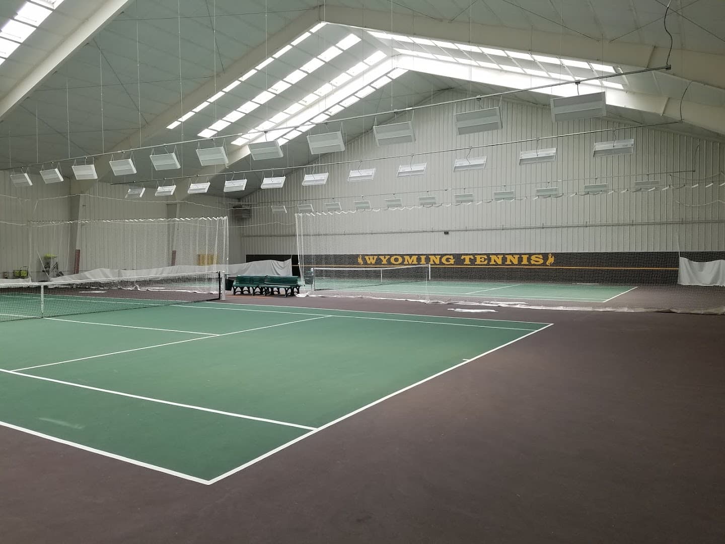 University of Wyoming Indoor Tennis Complex pickleball courts