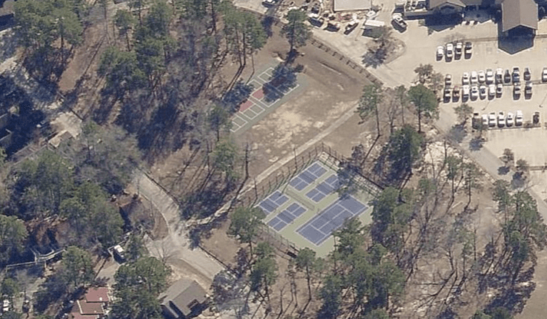Rayburn Country Resort pickleball courts