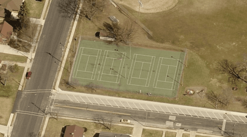 Veterans Park pickleball courts
