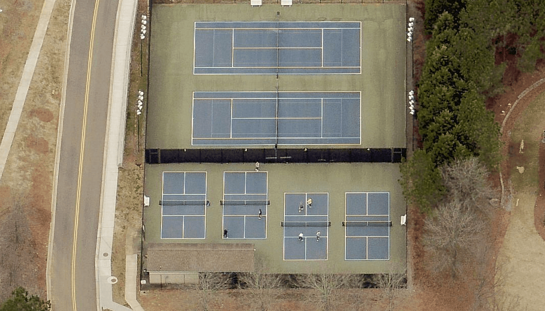 Grimes Bridge Park pickleball courts