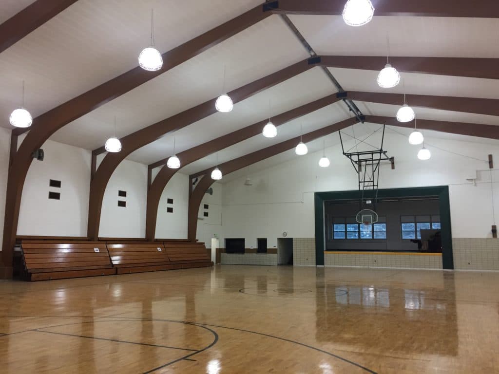Manistee Armory Youth Project pickleball courts
