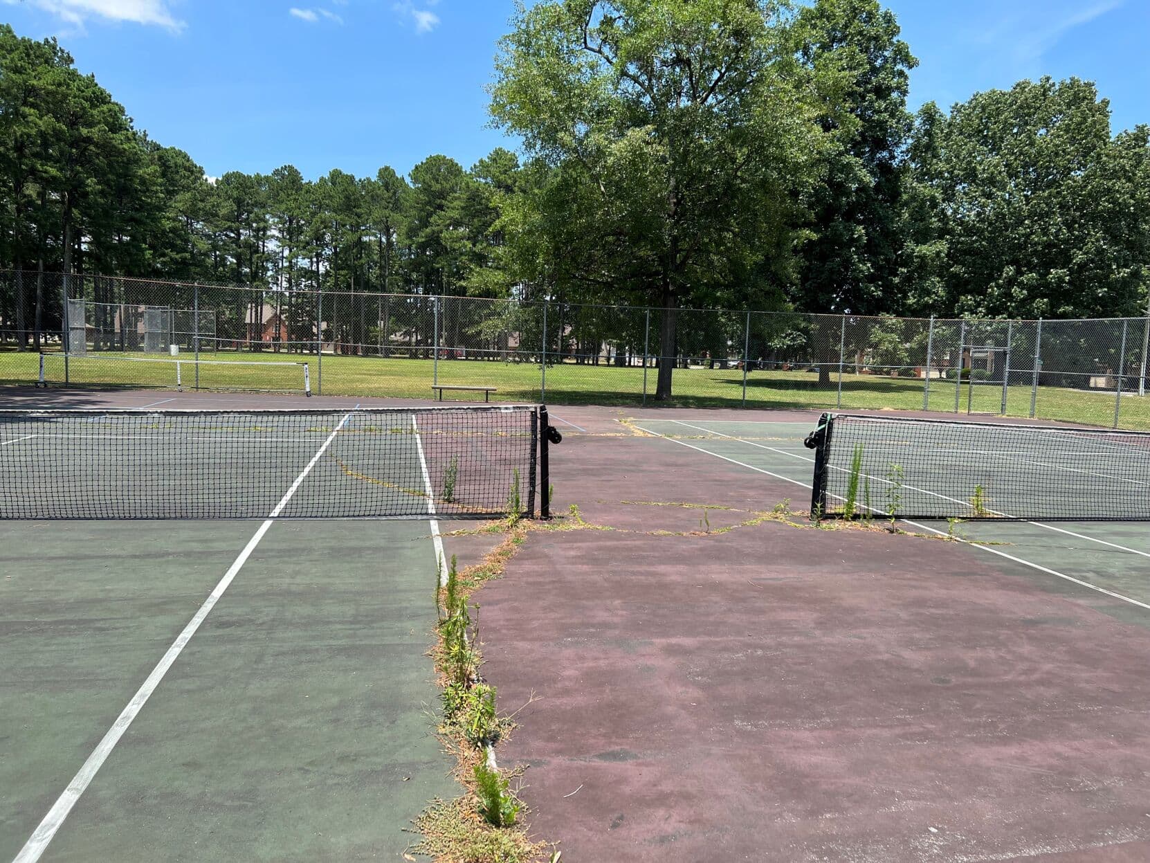 Walter Jackson Elementary School pickleball courts