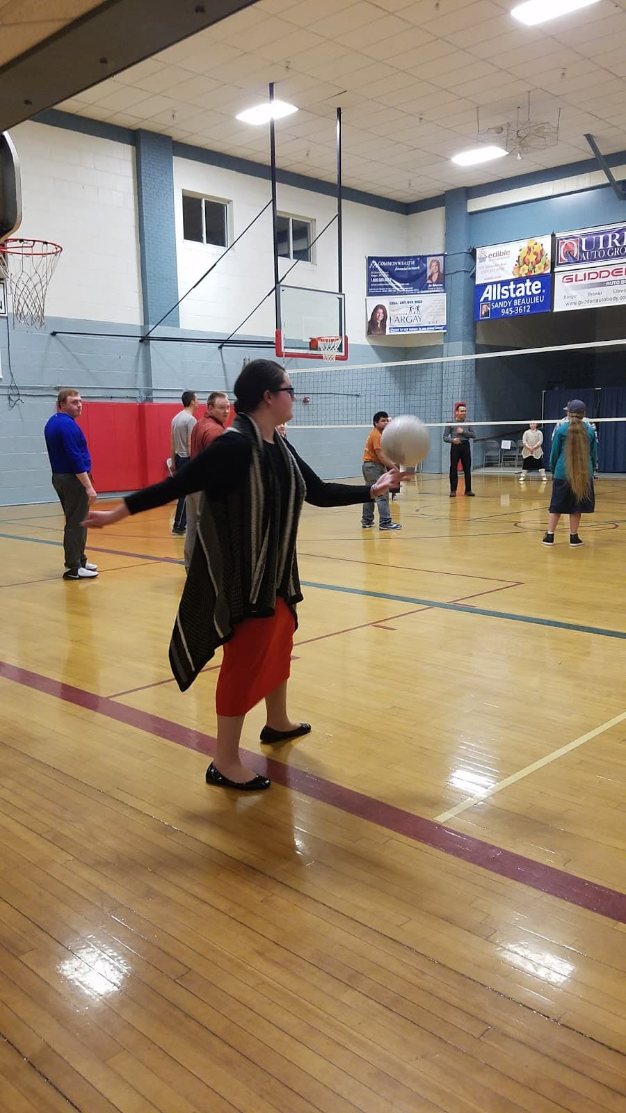 Brewer Auditorium pickleball courts
