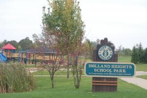 Holland Heights Park pickleball courts