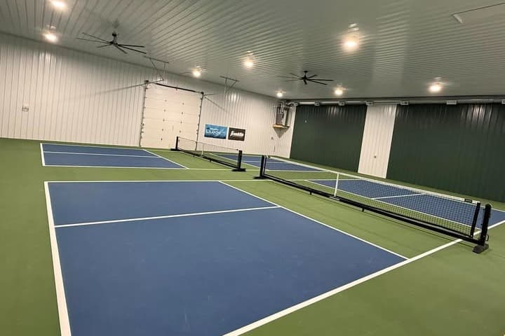 Triple A & E Pickleplex pickleball courts