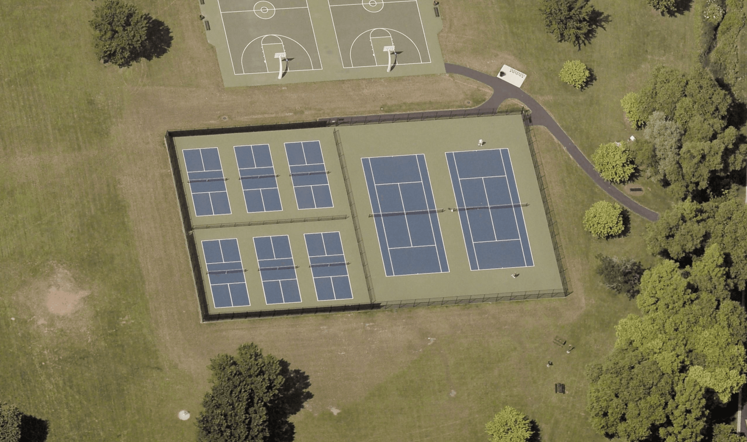 Bevier Park pickleball courts