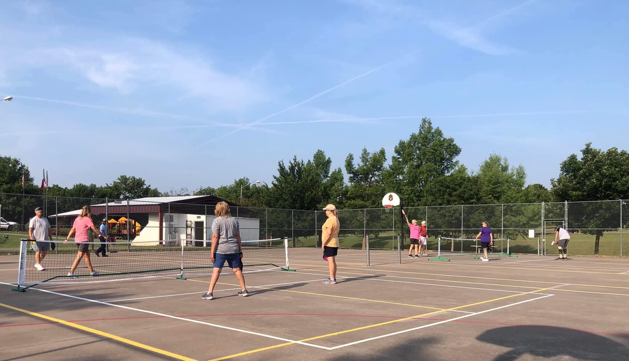 Savoy City Park pickleball courts