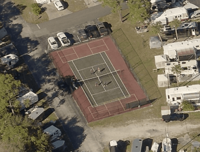 Whispering Palms Mhc And Rv Resort pickleball courts