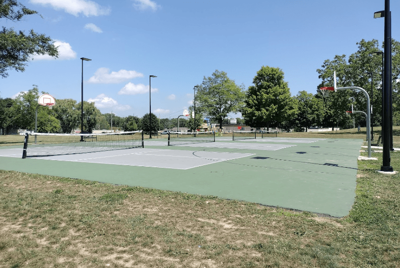 The Grove at Village Park pickleball courts