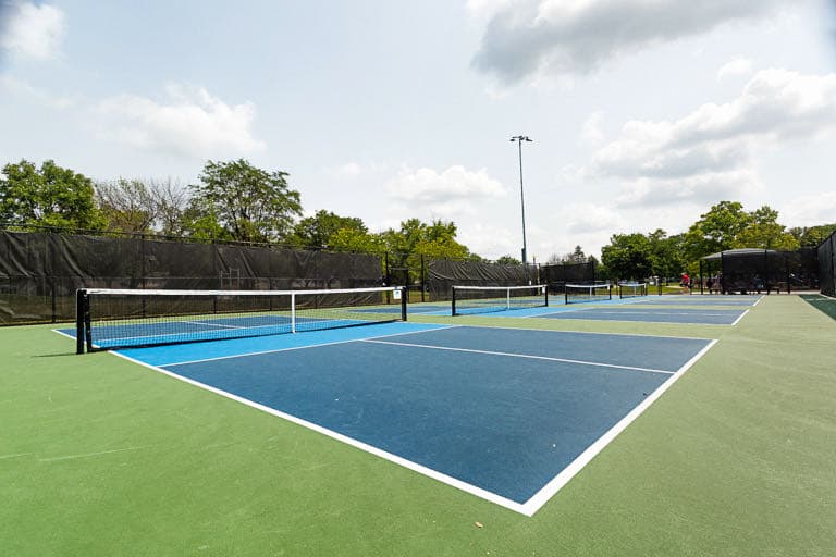 Darien Community Park pickleball courts