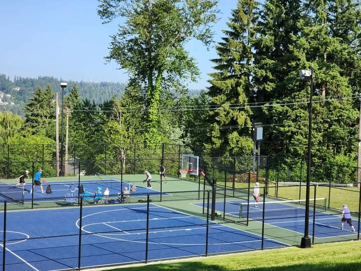 Milton Community Center pickleball courts