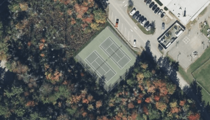 Lincolnville Center School pickleball courts