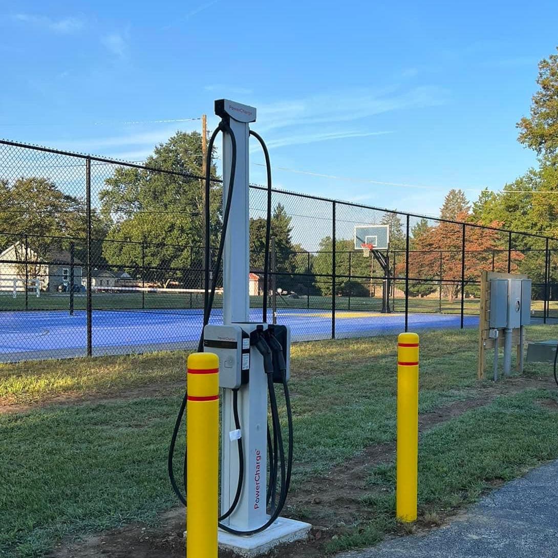 Wyoming Town Hall pickleball courts