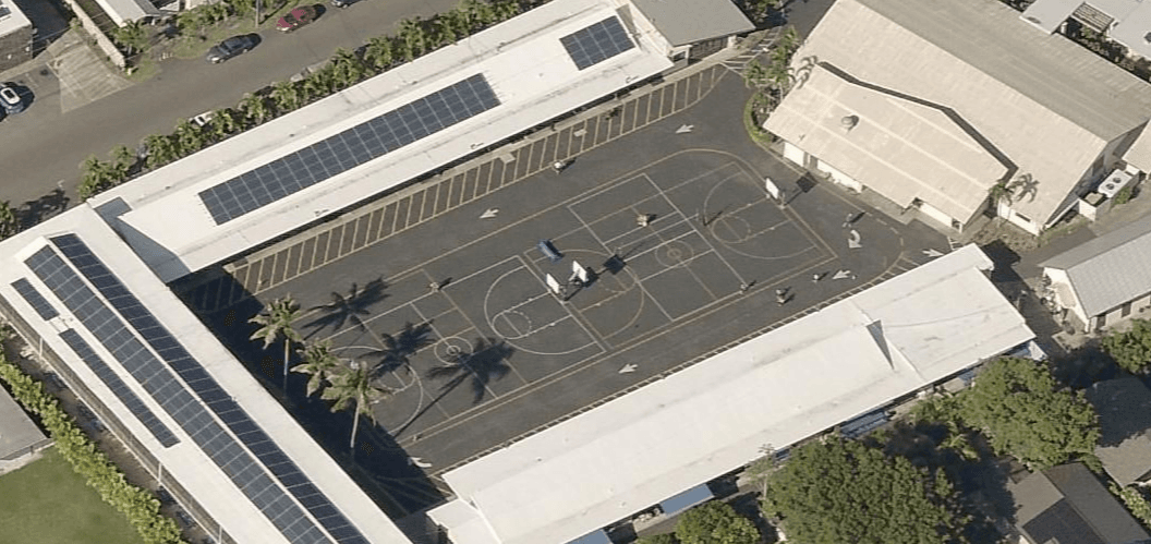 St. Anthony School Kailua pickleball courts