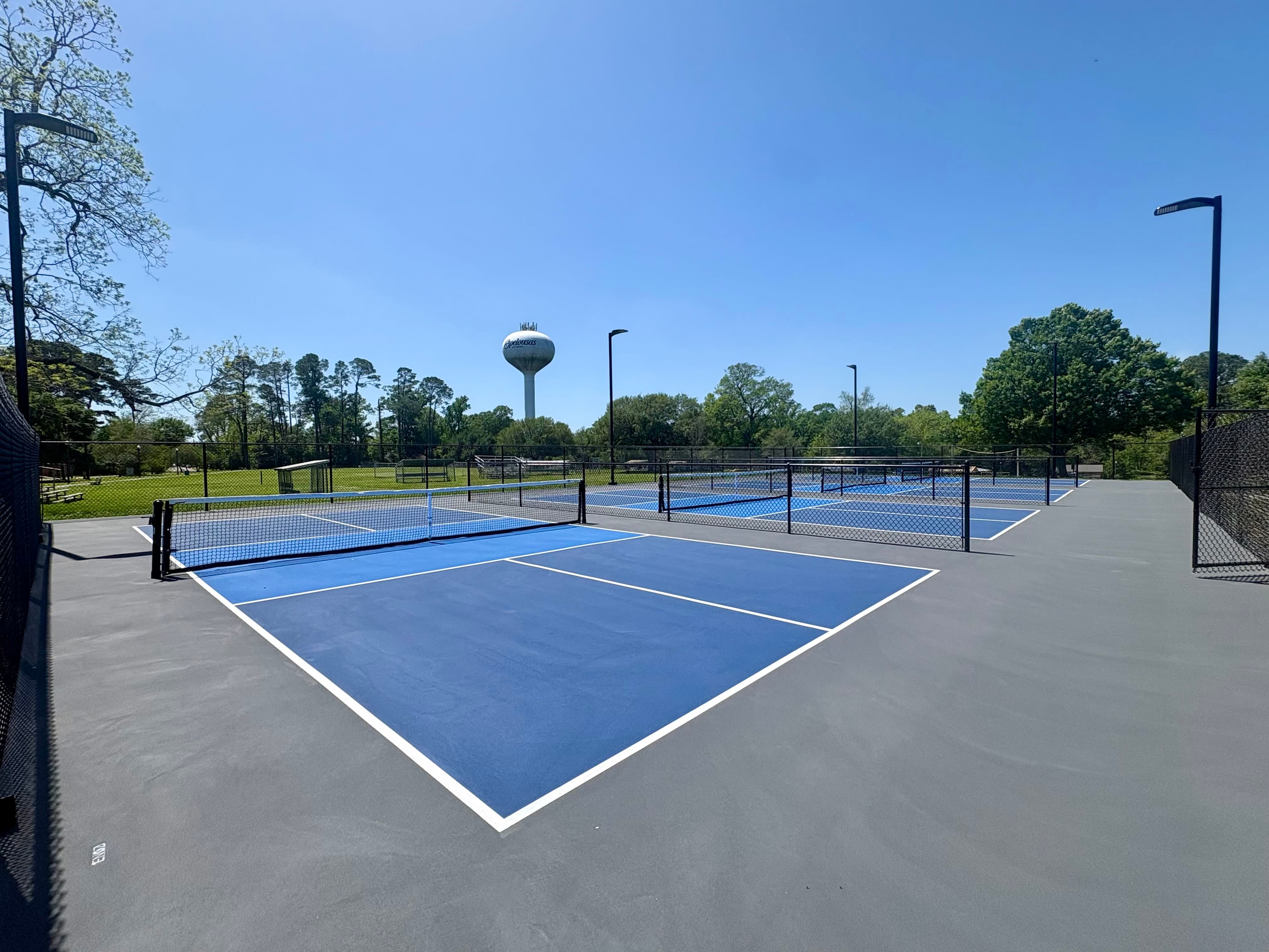 Opelousas South Park pickleball courts