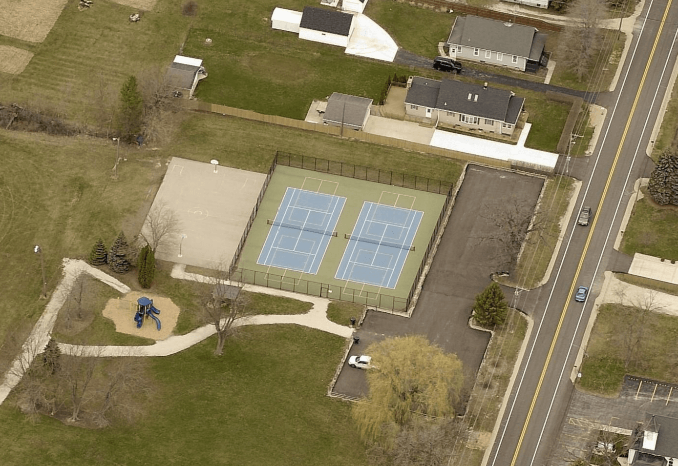 Pleasant Prairie Park pickleball courts