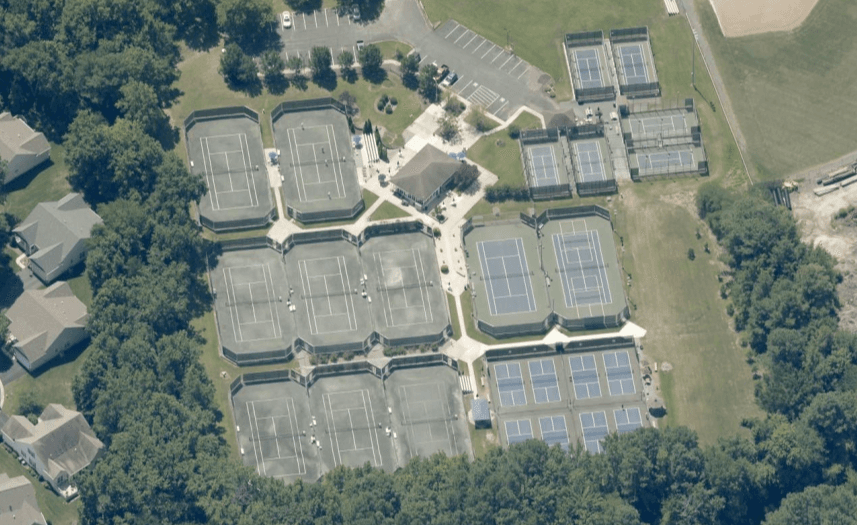 Ocean Pines Racquet Center pickleball courts