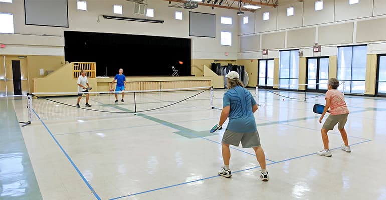Lakeside Community Center pickleball courts