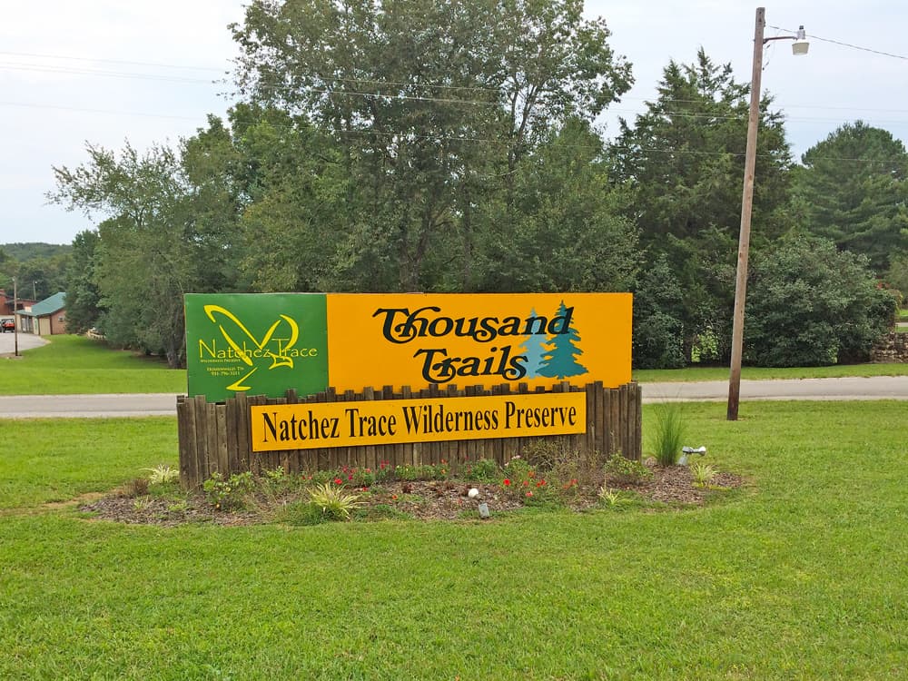 Natchez Trace RV Campground pickleball courts