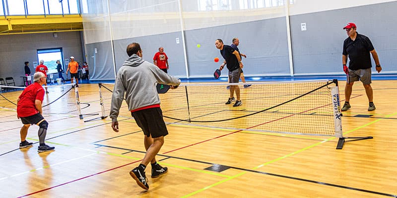 Lenexa Community Center pickleball courts