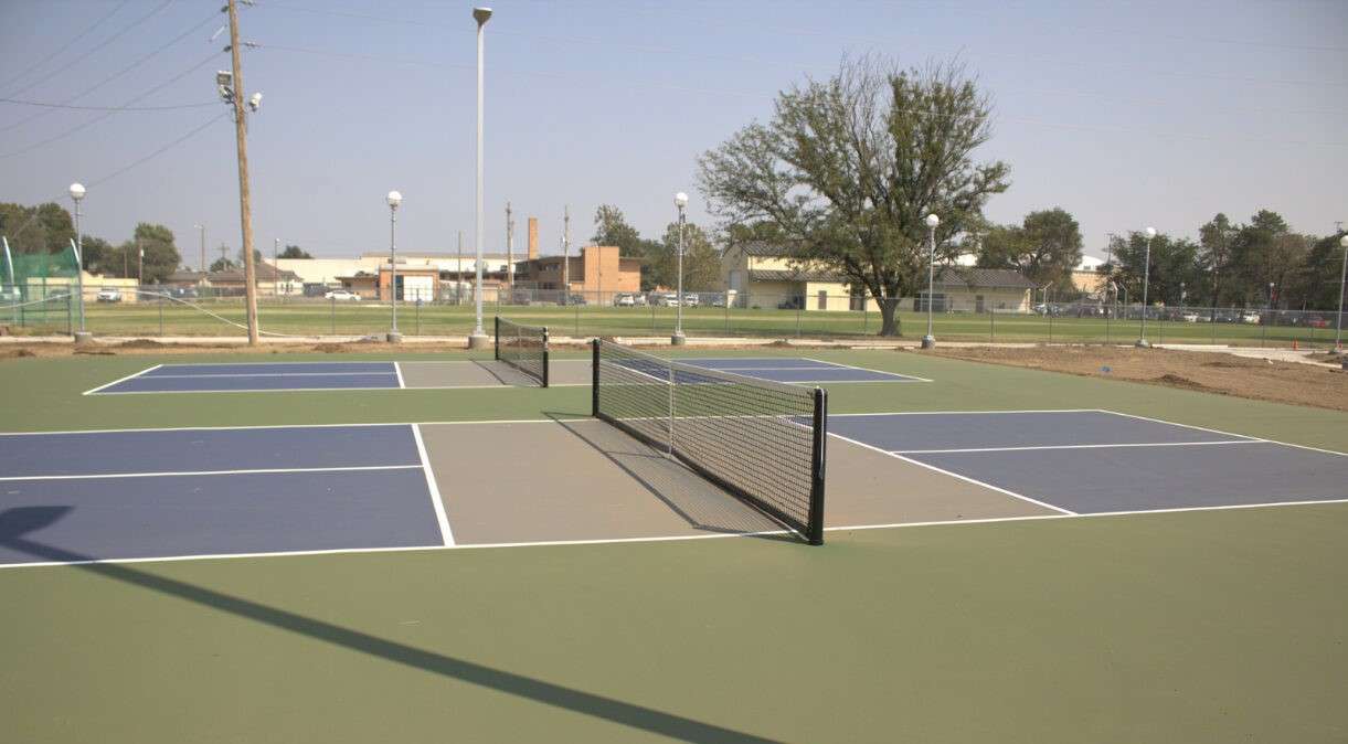 Hutchinson Community College pickleball courts