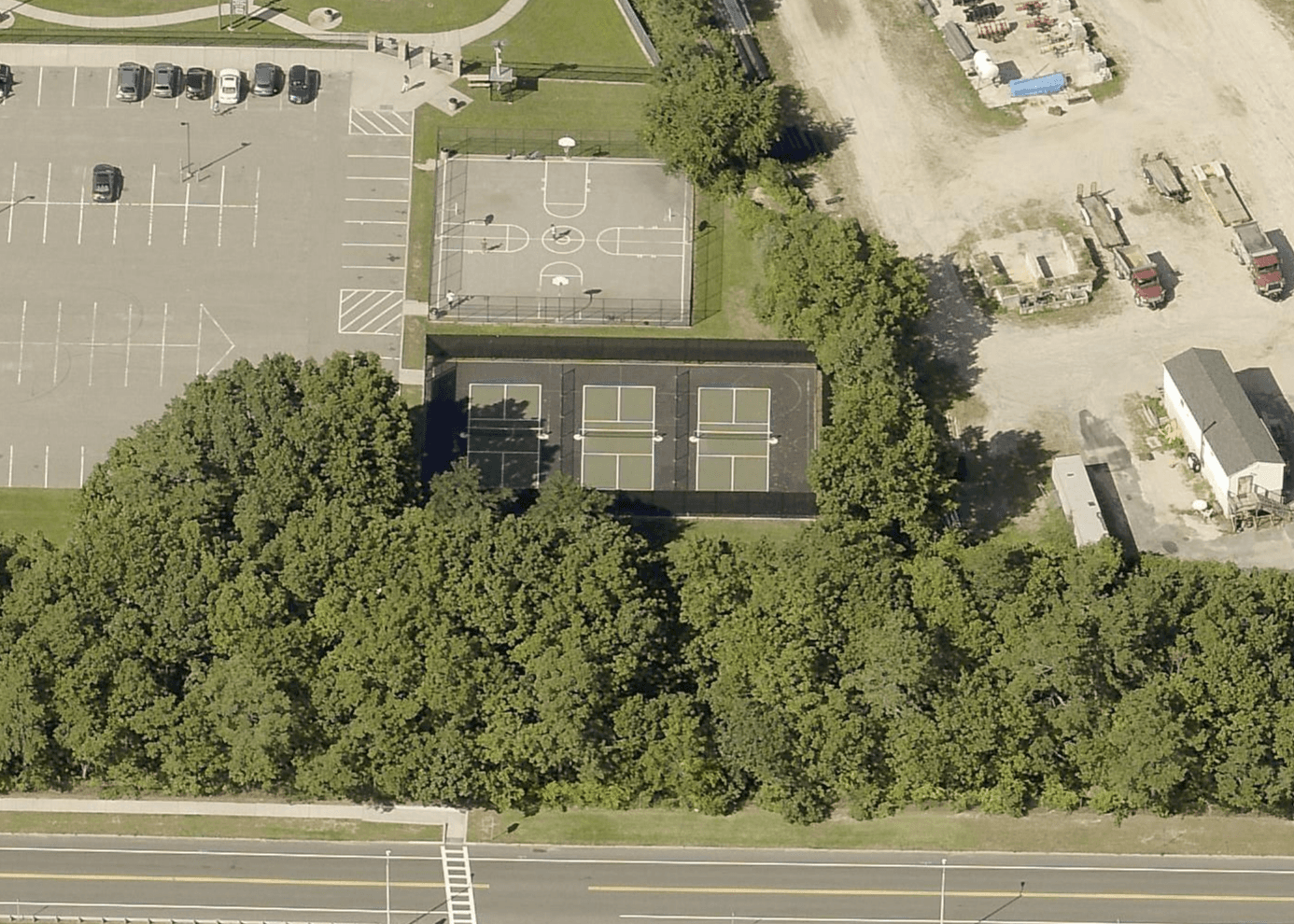 Brookhaven Skate Park pickleball courts
