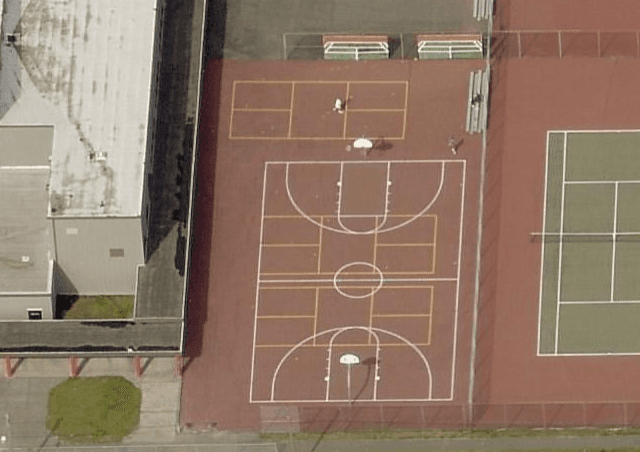 Totem Middle School pickleball courts