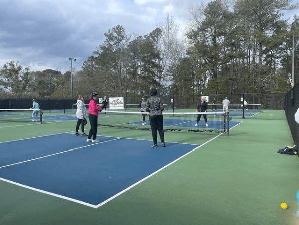 Flat Creek Country Club pickleball courts