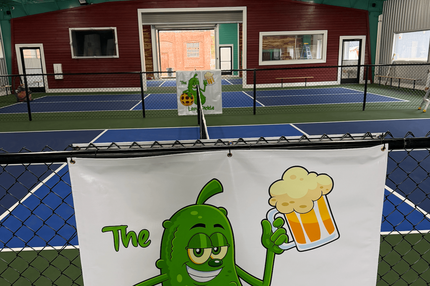 The Lazy Pickle pickleball courts