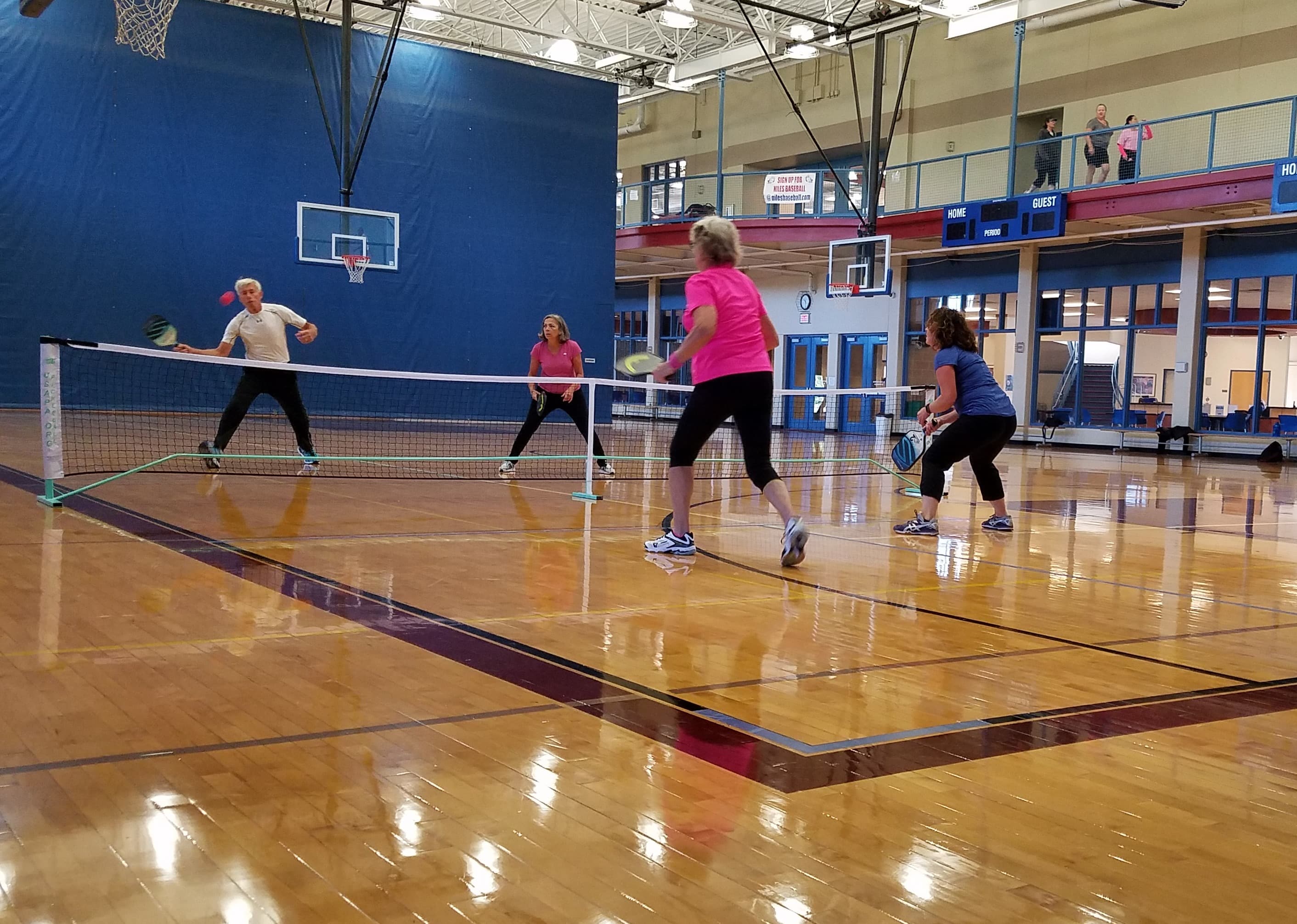 Niles Wellness Center pickleball courts