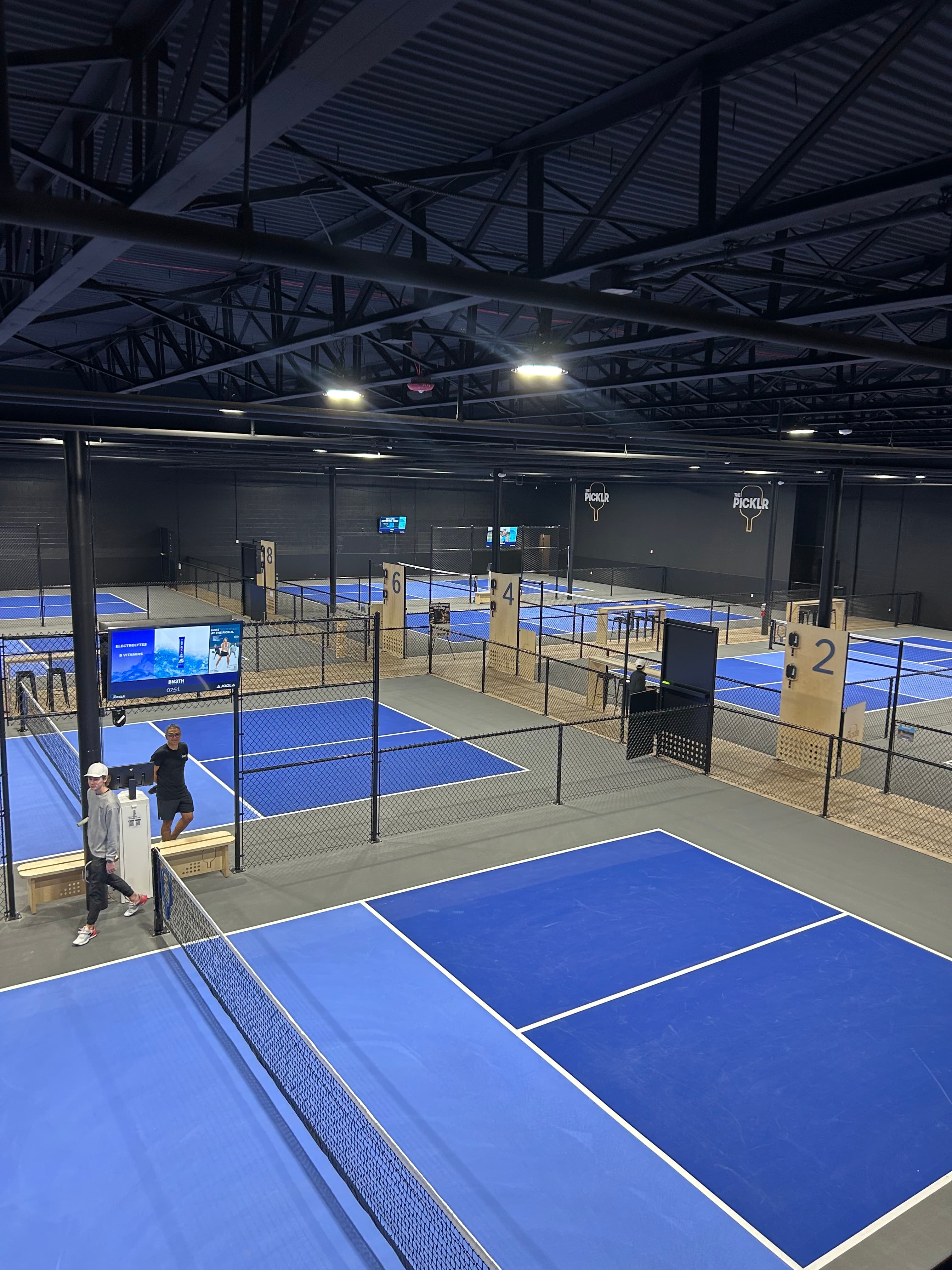 The Picklr Denton pickleball courts